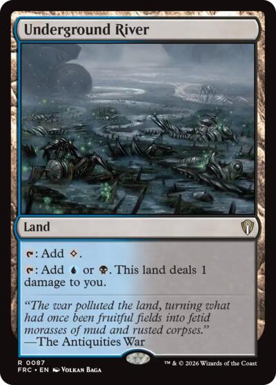 Underground River from FRC #87, Magic: The Gathering card