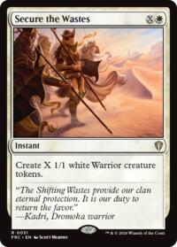 Secure the Wastes - Magic: The Gathering Commander: Reality Fracture trading card