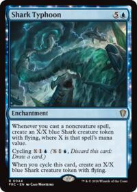 Shark Typhoon - Magic: The Gathering Commander: Reality Fracture trading card
