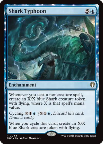 Shark Typhoon from FRC #44, Magic: The Gathering card