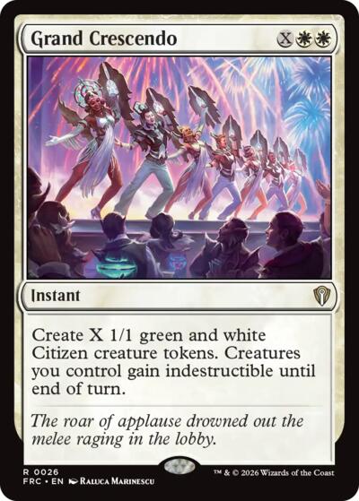 Grand Crescendo from FRC #26, Magic: The Gathering card