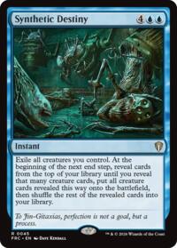 Synthetic Destiny - Magic: The Gathering Commander: Reality Fracture trading card