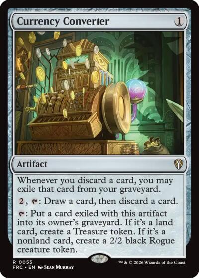 Currency Converter from FRC #55, Magic: The Gathering card