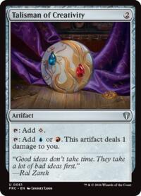 Talisman of Creativity - Magic: The Gathering Commander: Reality Fracture trading card