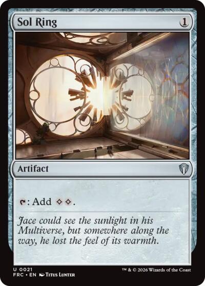 Sol Ring from FRC #21, Magic: The Gathering card
