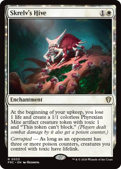 Skrelv's Hive from FRC #33, Magic: The Gathering card