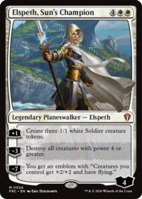 Elspeth, Sun's Champion - Magic: The Gathering Commander: Reality Fracture trading card