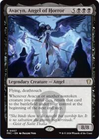 Avacyn, Angel of Horror - Magic: The Gathering Commander: Reality Fracture trading card