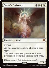 Serra's Emissary - Magic: The Gathering Commander: Reality Fracture trading card