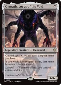 Omnath, Locus of the Void - Magic: The Gathering Commander: Reality Fracture trading card