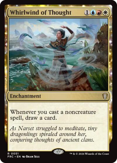 Whirlwind of Thought from FRC #51, Magic: The Gathering card
