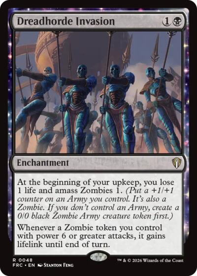 Dreadhorde Invasion from FRC #48, Magic: The Gathering card