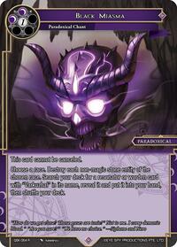Black Miasma - Force of Will The Quest of the Seven Keys trading card