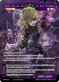 Apostate Heretic, Saint Eclair // Saint Eclair, Acolyte of the Rat Goddess - Force of Will The Quest of the Seven Keys trading card