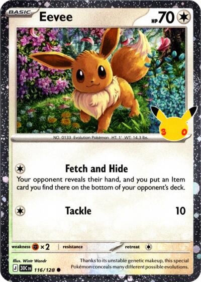 Eevee - 116/128 (30th Celebration)