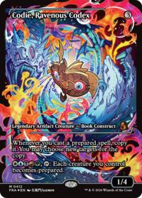 Codie, Ravenous Codex (Showcase) - Magic: The Gathering Reality Fracture trading card