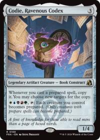 Codie, Ravenous Codex - Magic: The Gathering Reality Fracture trading card