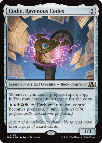 Codie, Ravenous Codex FRA 168 Magic card