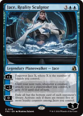 Jace, Reality Sculptor #216 – Reality Fracture (Rare)