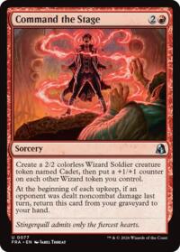 Command the Stage - Magic: The Gathering Reality Fracture trading card