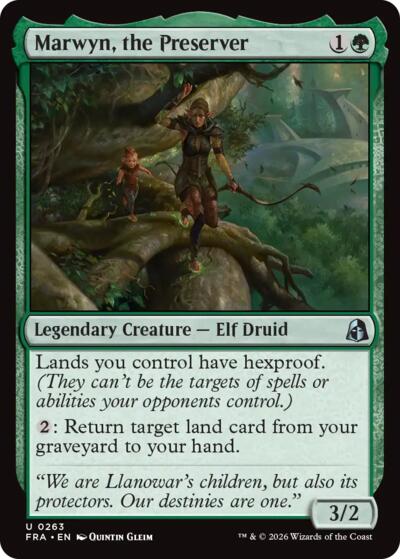 Marwyn, the Preserver FRA 263 Magic card