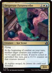 Desperate Futurescribe - Magic: The Gathering Reality Fracture trading card