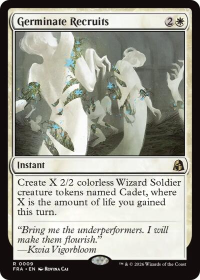Germinate Recruits from FRA #9, Magic: The Gathering card