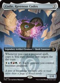 Codie, Ravenous Codex (Extended Art) - Magic: The Gathering Reality Fracture trading card