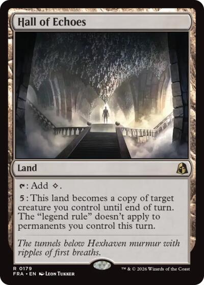 Hall of Echoes from FRA #179, Magic: The Gathering card