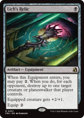 Lich's Relic #57 – Reality Fracture (Rare)