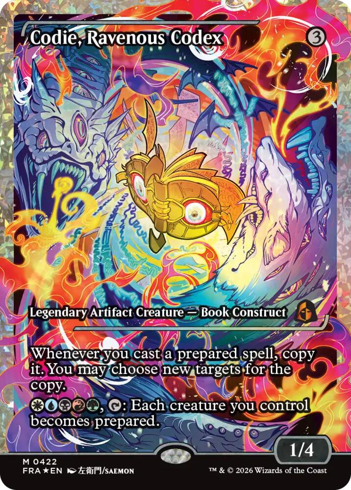 Codie Ravenous Codex Showcase Fracture Foil #422