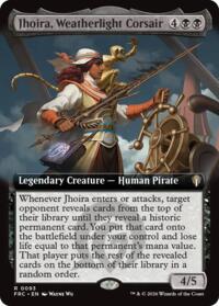 Jhoira, Weatherlight Corsair (Extended Art) - Magic: The Gathering Commander: Reality Fracture trading card