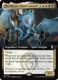 Niv-Mizzet, Ghost Counsel (Extended Art) - Magic: The Gathering Commander: Reality Fracture trading card