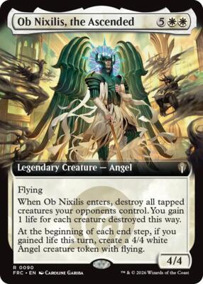Ob Nixilis, the Ascended (Extended Art) #90 – Commander: Reality Fracture (Rare)