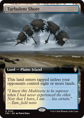 Turbulent Shore (Extended Art) 102 — Commander: Reality Fracture