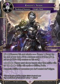 Knight's Shade - Force of Will The Quest of the Seven Keys trading card