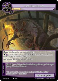 Cannibal Vermin - Force of Will The Quest of the Seven Keys trading card