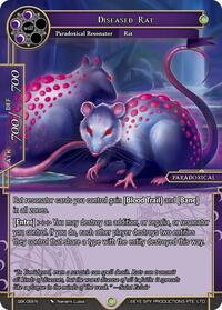 Diseased Rat - Force of Will The Quest of the Seven Keys trading card