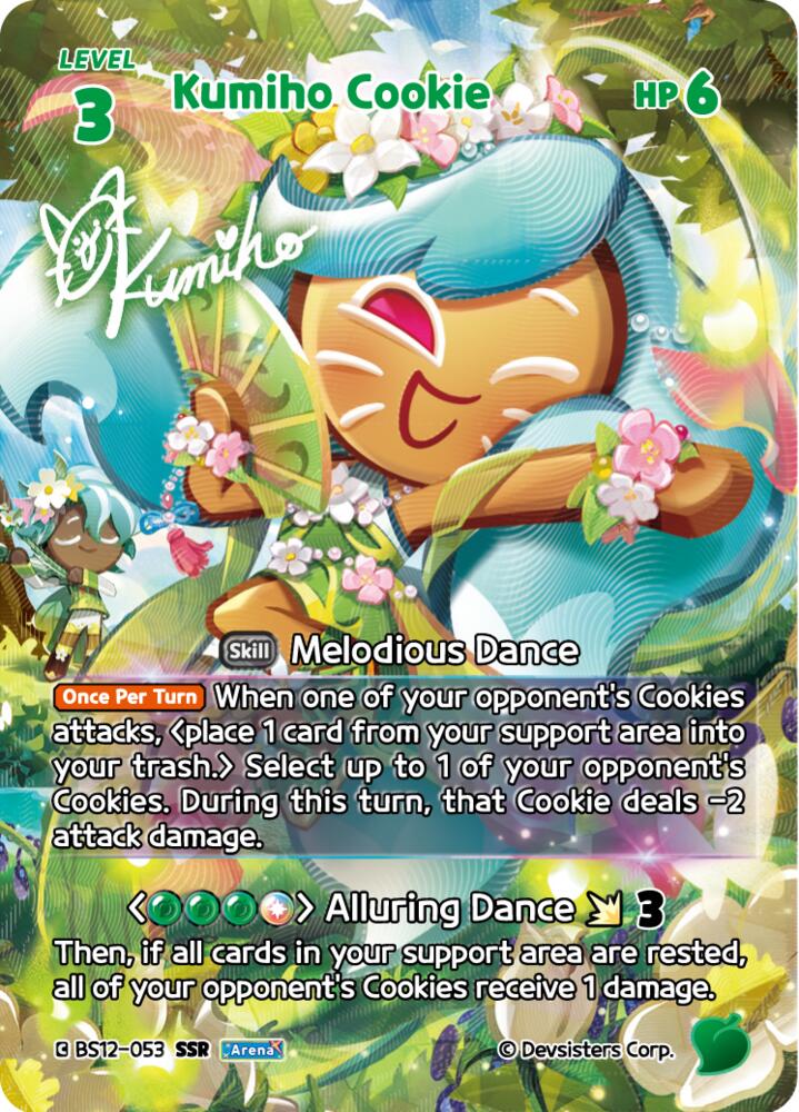 Kumiho Cookie (SSR) - Festival Arena - CookieRun: Braverse TCG