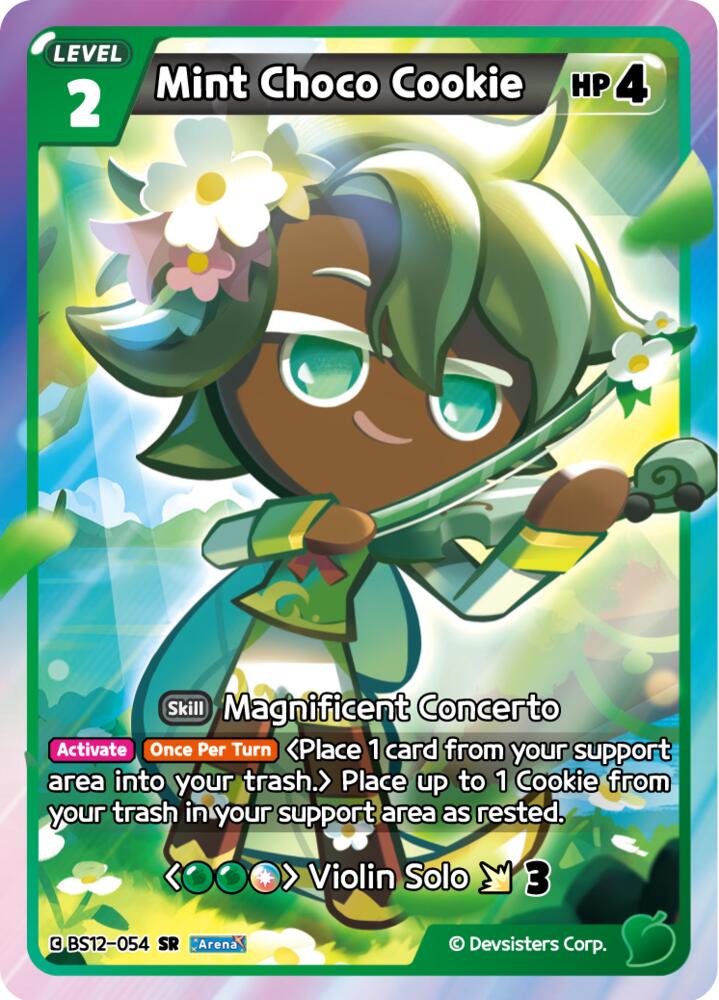 Mint Choco Cookie - Festival Arena - CookieRun: Braverse TCG