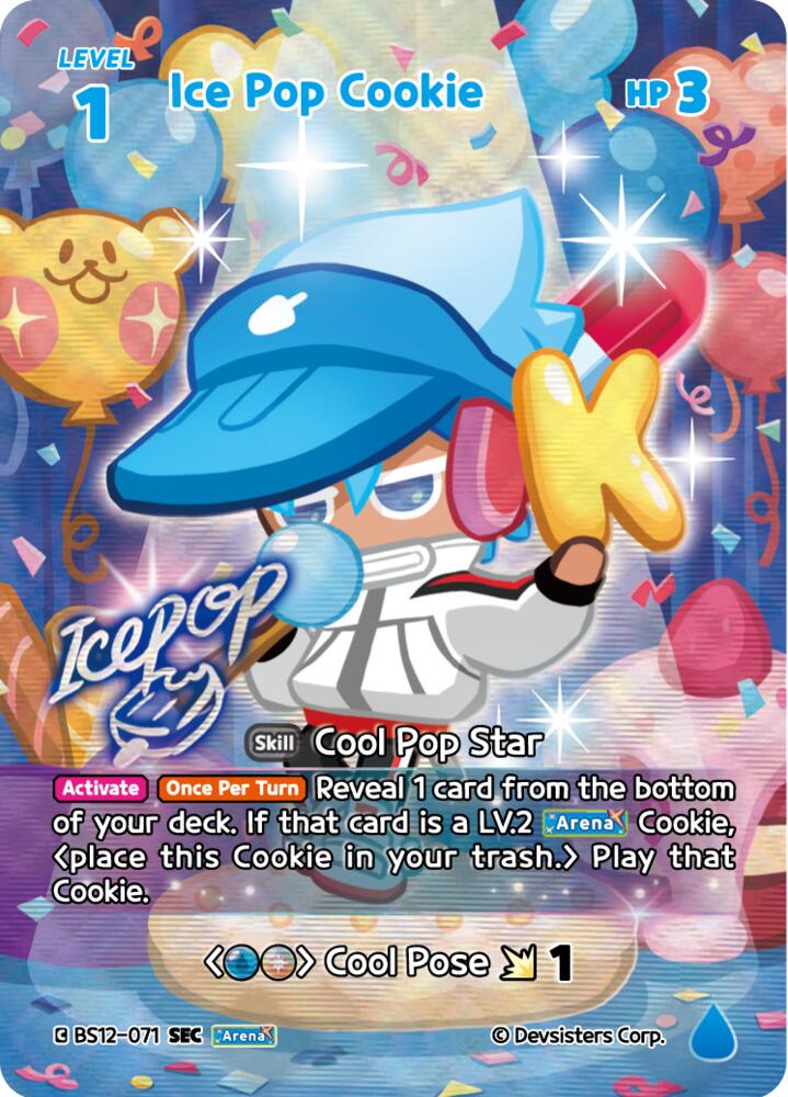 EPEX トレカ　BEATROAD Ice Pop Cookie (SEC) - Festival Arena - CookieRun: Braverse TCG