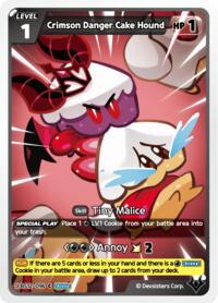 Crimson Danger Cake Hound