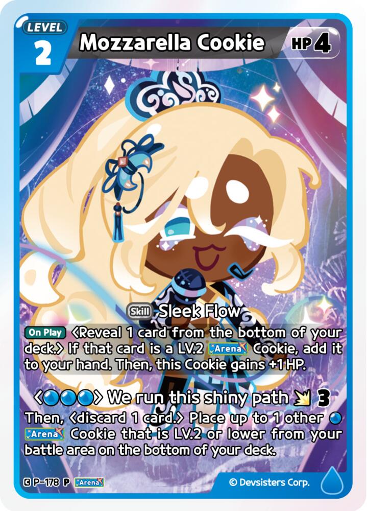 Mozzarella Cookie (178) - Promotion Cards - CookieRun: Braverse