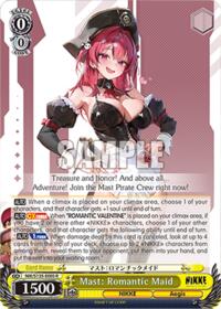 Mast: Romantic Maid (NIK/S135-E005) card