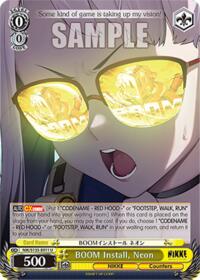 BOOM Install, Neon (NIK/S135-E011) card