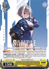 "Survival Tactics of the Weak" Mori (NIK/S135-E018) card