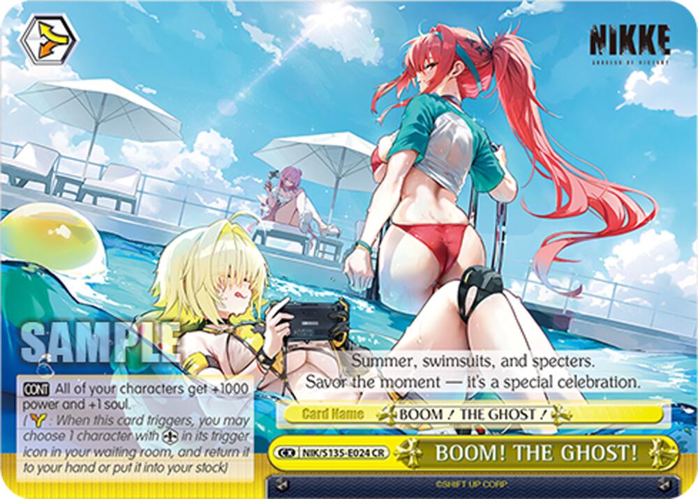 BOOM! THE GHOST! (GODDESS OF VICTORY: NIKKE Vol.2) — Weiss Schwarz card