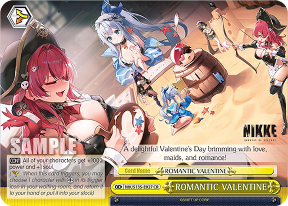 ROMANTIC VALENTINE (GODDESS OF VICTORY: NIKKE Vol.2) — Weiss Schwarz card