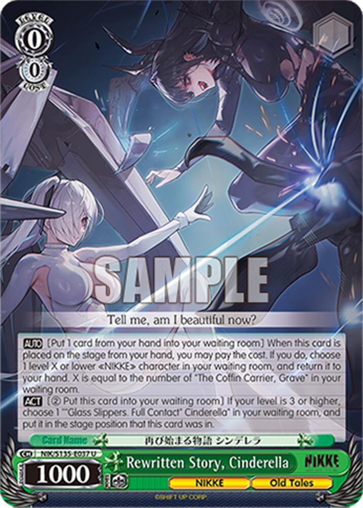 Rewritten Story, Cinderella (GODDESS OF VICTORY: NIKKE Vol.2) — Weiss Schwarz card