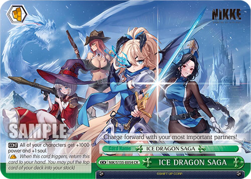 ICE DRAGON SAGA (GODDESS OF VICTORY: NIKKE Vol.2) — Weiss Schwarz card